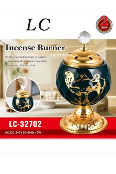 LC Electric Incense Burner Classic Gold Style 40W