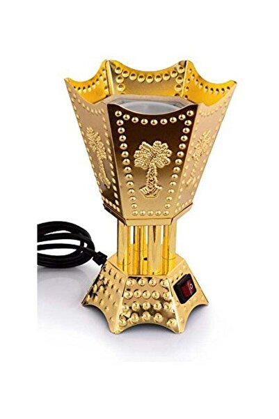 LC Electric Incense Burner – Gold Decorative Bakhoor Burner for Home and Office