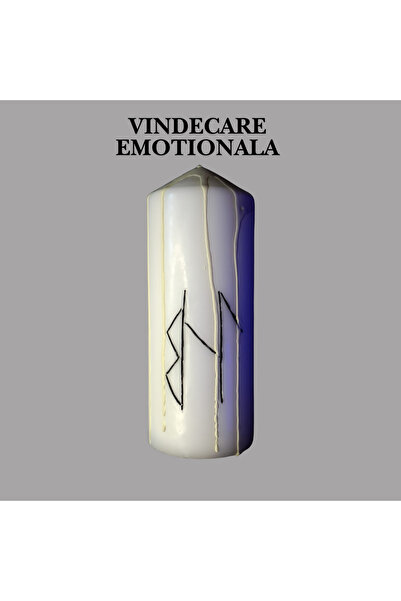 HANDDMADE Vindecare Emotionala – Lumanare Talisman cu Sigilii Runice pentru E...