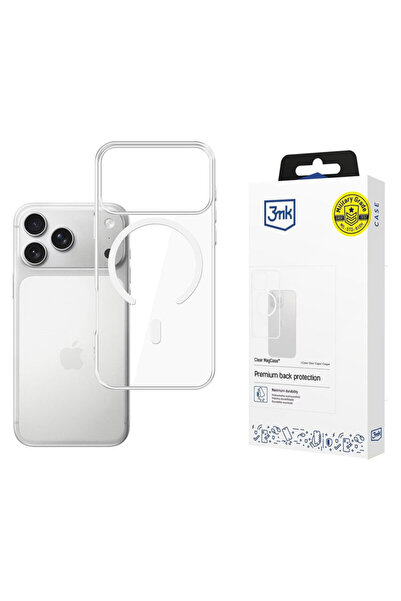 3MK Carcasă transparentă MagCarcasă pentru iPhone 17 Pro Max