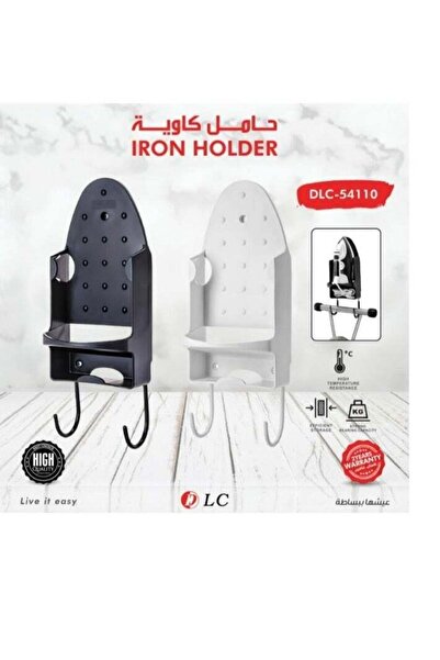 LC Iron Holder Wall Mounted Storage Organizer – Heat-Resistant Iron Stand wit...