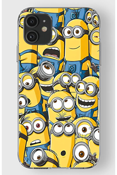 moonset Iphone 11 Uyumlu Baskılı Yumuşak Silikon Şeffaf Telefon Kılıfı