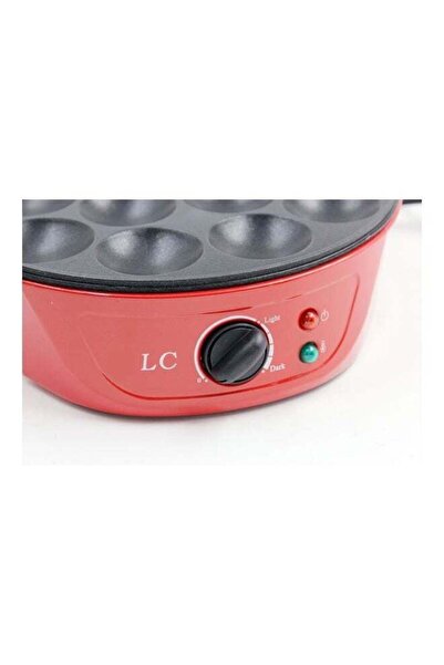 LC صانعة فطائر كهربائية صغيرة بـ 14 فتحة مع صفيحة غير لاصقة