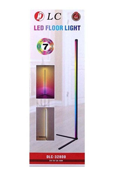 LC LED Corner Lamp With Remote Control Multicolor – RGB Floor Light for Livin...