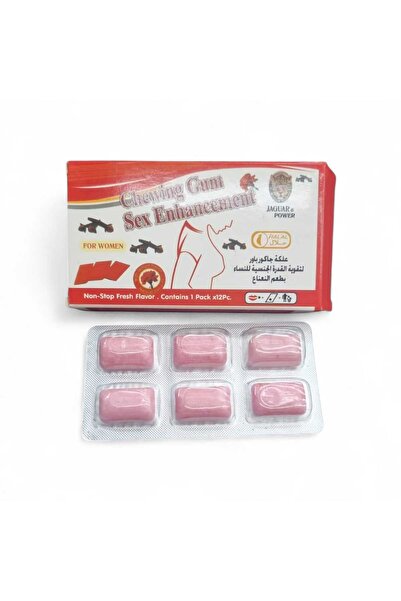 ASEEL Jaguar Power chewing gum. The original for women.