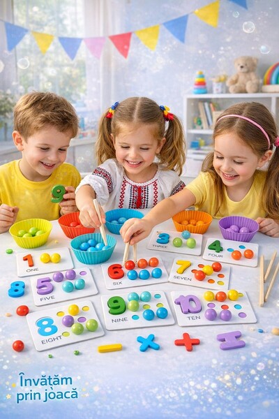 OEM Puzzle educativ pentru copii – Antrenamentul creierului și joc matematic ...