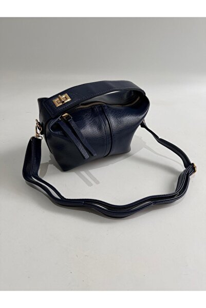 Mia Collection Geantă de mână și de umăr pentru femei Adriana Model, albastru...