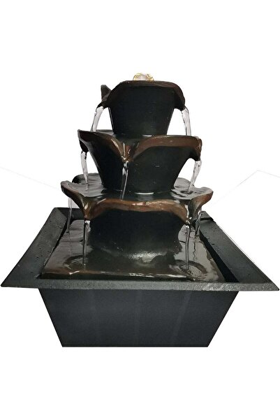 LC نافورة مياه داخلية توضع على الطاولة – ديكور استرخاء متعدد المستويات