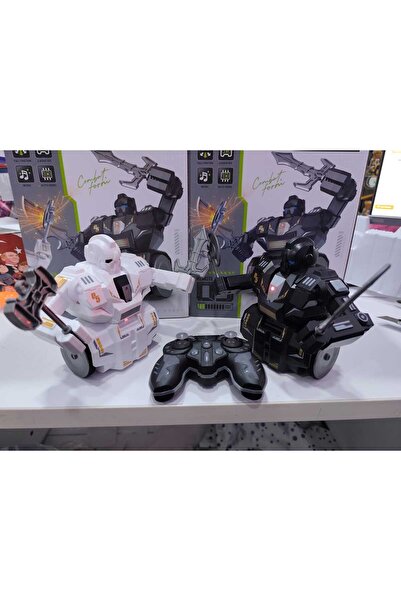 Boratila Toys 2 Lİ SET 2 ROBOT BERABER 2.4 GHZ ŞARJLI UZAKTAN KUMANDALI SESLİ...