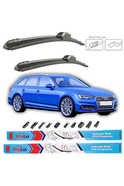 TEAMCAR Ștergătoare de parbriz Audi A4 (Avant B9, 8W5) 2015-2018 – Set față