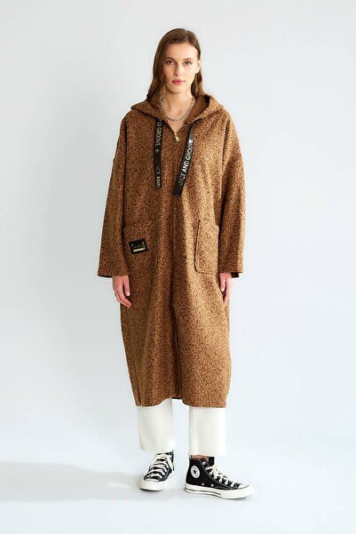 mysimy Women's Hooded Pocket Bag Without Lining Lightweight Buklet Check Over...