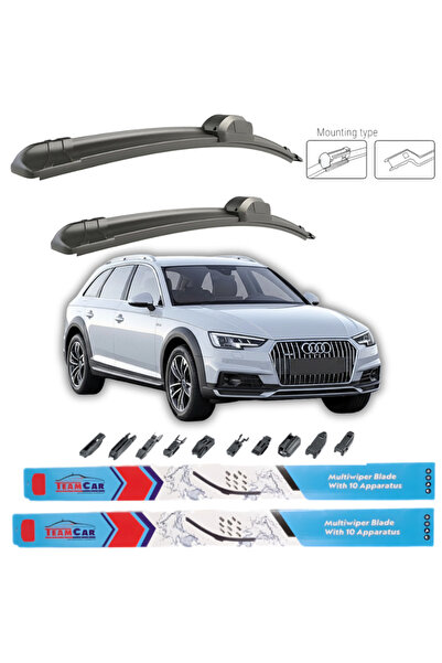 TEAMCAR Ștergătoare de parbriz Audi A4 (Allroad B9, 8WH) 2016-2019 – Set față