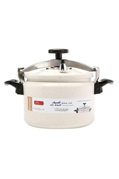 Other طنجرة ضغط من الجرانيت والالومنيوم سعة: 7 لتر اللون: أبيض لؤلؤي 7.0 ليتر