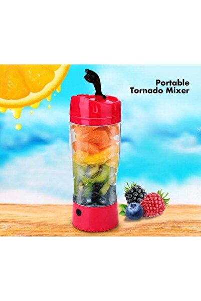 LC Portable Electric Tornado Mixer Cup with Powerful Blades and One Touch Ope...