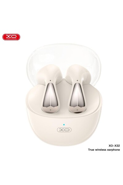 Xo X32 Bluetooth V5.1 Kulak İçi Kablosuz Kulaklık Krem