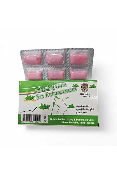 ASEEL Jaguar Power chewing gum. The original for women.