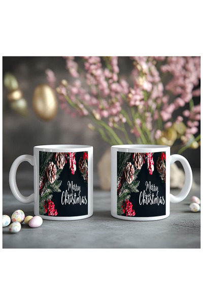 Çağlayan Reklam كوب عيد الميلاد المجيد مطبوع