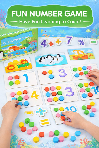 OEM Puzzle educativ pentru copii – Antrenamentul creierului și joc matematic ...