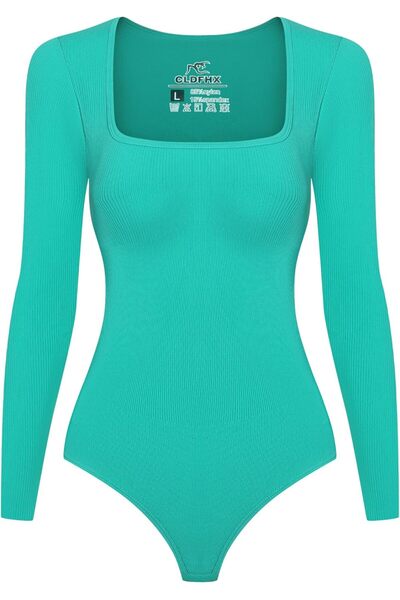 OEM Bodysuit Short Sleeve for Women Seamless Elegant Ribbed Shapewear