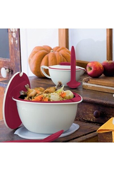 Tupperware منتج تقديم أنيق وملعقة 3.5 لتر