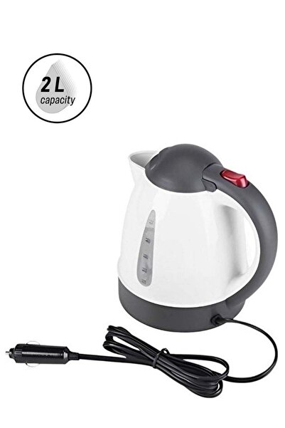 LC Car Electric Kettle 2L for 12V Power Outlet