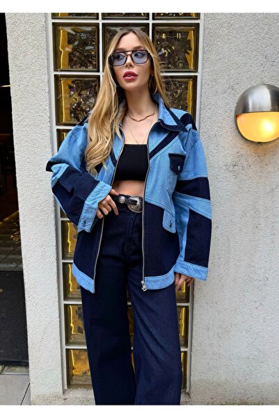 My Glowya Women's Two Piece Jean Pants Set