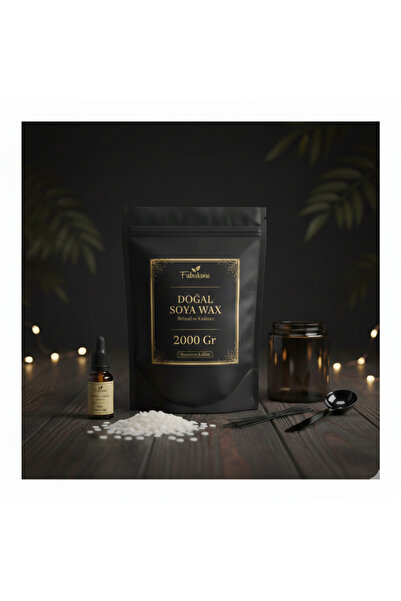 Fabrikone %100 Doğal Soya Wax - Evde Mum Yapımı İçin Bitkisel Soya Mumu - 200...