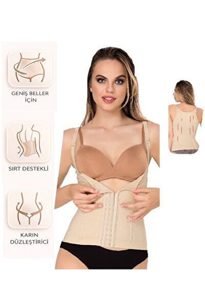 bipamuk Women's Latex Corset Adjustable Strap Underwire Support Waist and Abd...