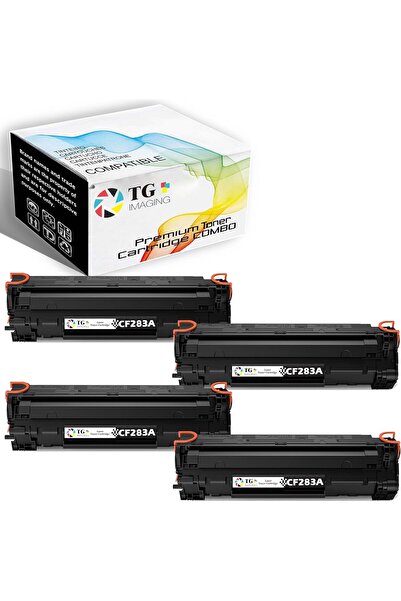 HP CF283A 737 for Pro M201 MFP M125 M127 M225 Toner Printer (Black, 4-Pack)