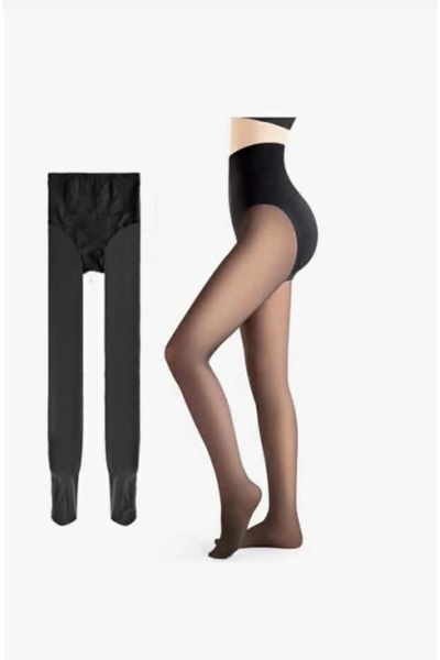 NO BRAND Thermo shaping tights, high waist, slimming effect on abdomen & thig...