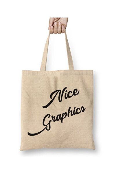 Toyaso Хубава графика Бяла платна чанта Чанта за пазаруване с дълги дръжки Пл...