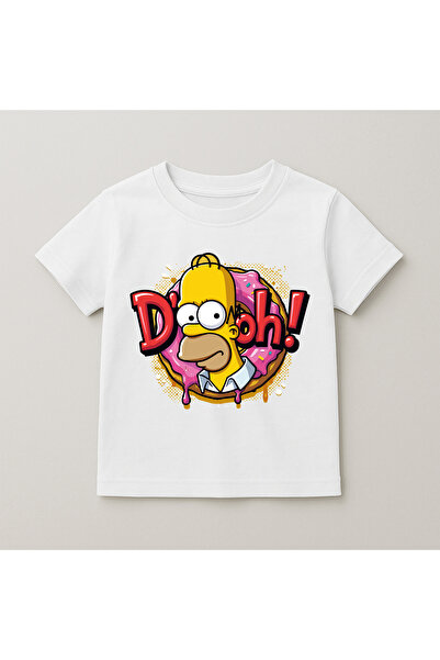 t-show Simpson Printed Premium Crew Neck 100% Cotton Short Sleeve Children's ...