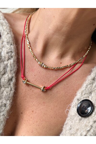 Rossetto Atelier Imported Red String Vamos Necklace