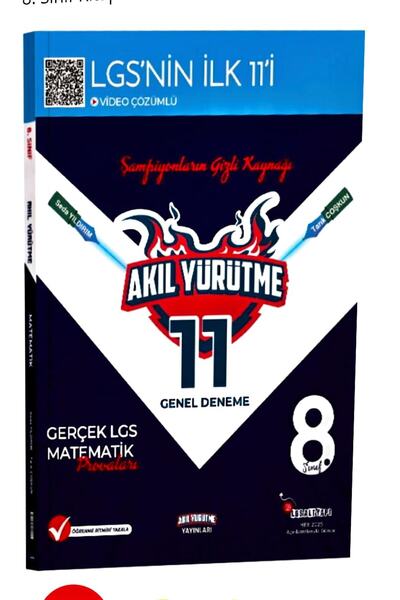 AV YAYINLARI Akıl Yürütme Yayınları 8. Sınıf LGS Matematik 11 Genel Deneme