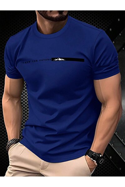 By Layina FACE TO FUTURE ÇİZGİ ERKEK TİŞÖRT