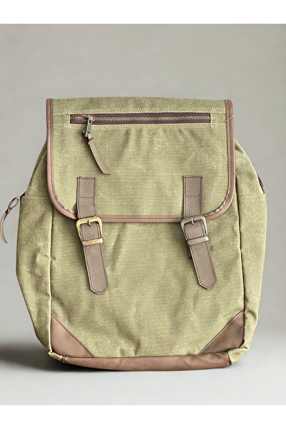 Old Cotton Cargo Kuito Unisex Su Geçirmez Kanvas Sırt Okul Çantası