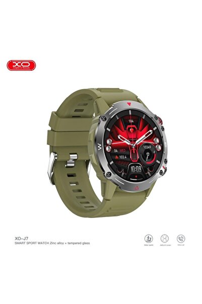 Xo J7 Amoled Ekran Sportif Kasa IP68 Suya Dayanıklı Android iPhone Uyumlu Akı...