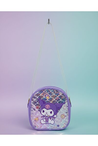 Takıcım Pırıltı Kuromi Şeffaf Sulu Pullu Hologramlı Çanta
