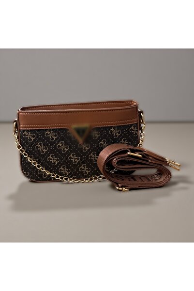 Gözde Mağazacılık Women's Hand Shoulder Bag with Column and Chain Strap