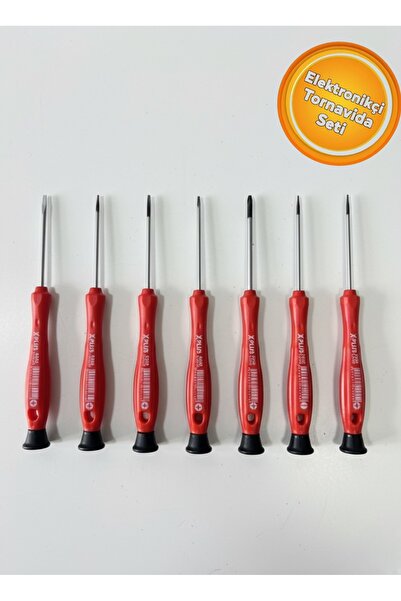 CER-PA NORM Micro Torx-Düz-Yıldız Saatçi Klemens Tornavida Seti 7 Parça