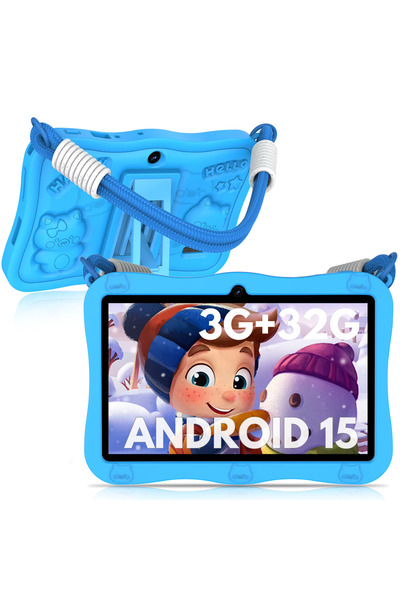 Dasbo 7 inch Android 15 Kids Tablet - Dasbo®, 8 (3+5) GB RAM +32GB ROM, Penta...