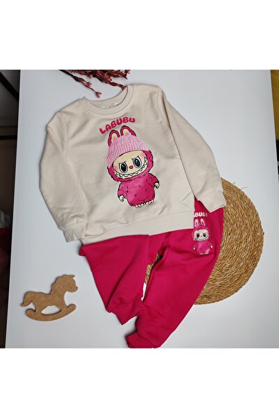 moda rüyası طقم لابوبو مطبوع للفتيات - من 3 إلى 10 سنوات