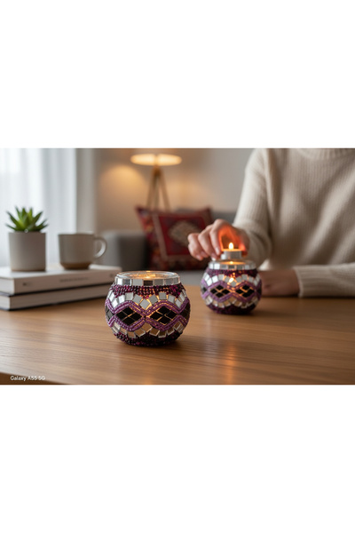 umayhediyelikmozaiklamba Mozaik mumluk