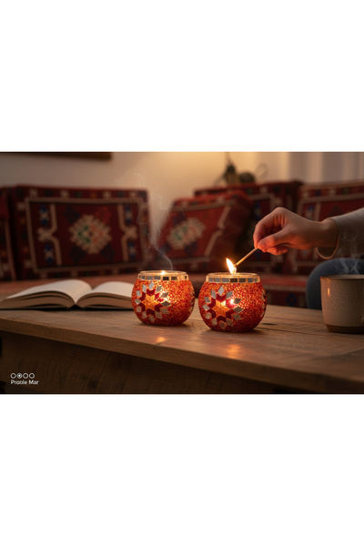 umayhediyelikmozaiklamba Mozaik mumluk