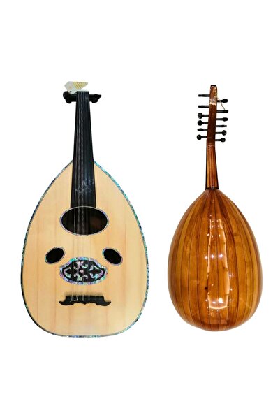 KARAZ MUSIC Lux Essam El Waziri oud, Swedish face inlaid with mother-of-pearl...