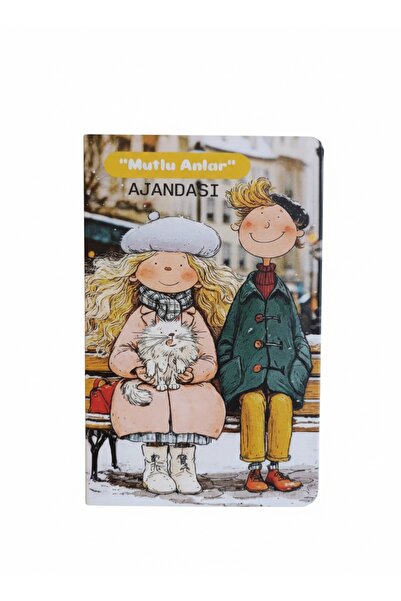 VUUKU Happy Moments Design Undated Agenda - Cute Character Illustration Plann...