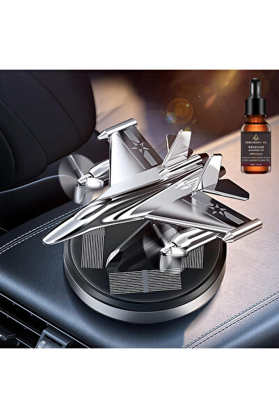 Dasbo Odorizant auto cu încărcare solară, parfum auto Dasbo®, machetă de avio...