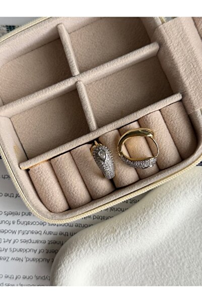 Rossetto Atelier أقراط ليندا المرصعة بالأحجار المستوردة 001