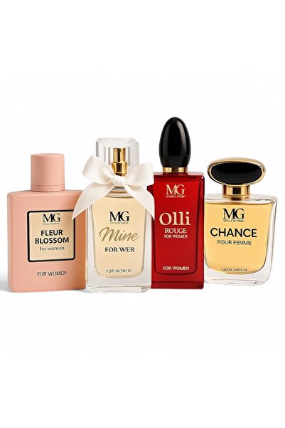 MONTAGE BRENDS MG Perfumes Set for Women – Fleur Blossom, Mine Forever, Oui R...