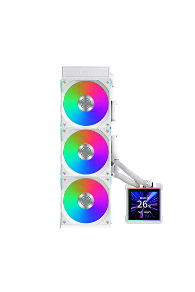 Lian Li HydroShift II LCD-S 360CL Beyaz Sıvı Soğutucu (G89.GHS2LCDS36CW.00)